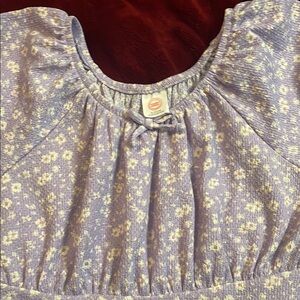 Wonder Nation Purple Floral Kids Casual Dress